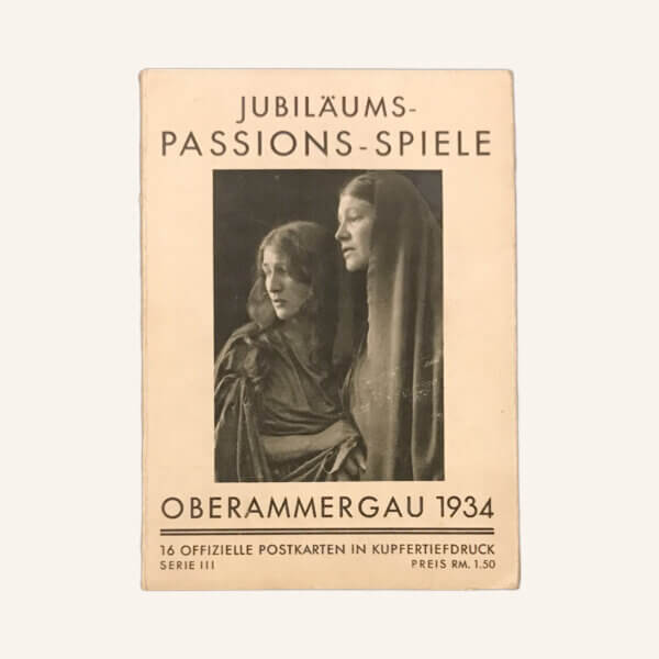 ポストカードセット「JUBILAUMS-PASSIONS-SPIELE OBERAMMERGAU 1934」SERIEⅢ
