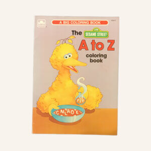ぬりえ　The SESAME STREET A ro Z coloring book