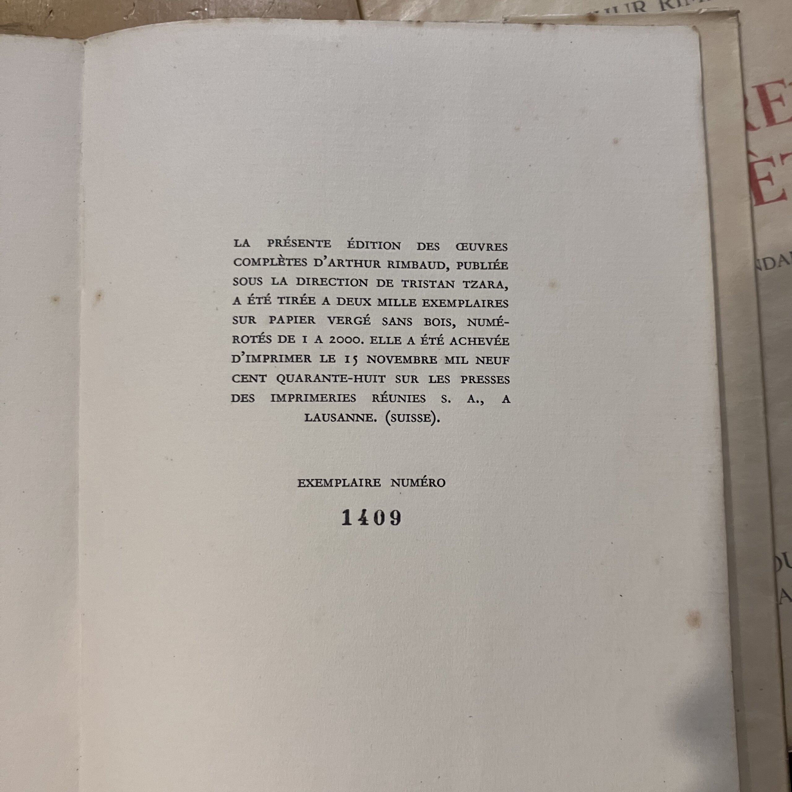 OUVRES COMPLETES ARTHUR RIMBAUD - 画像 (3)