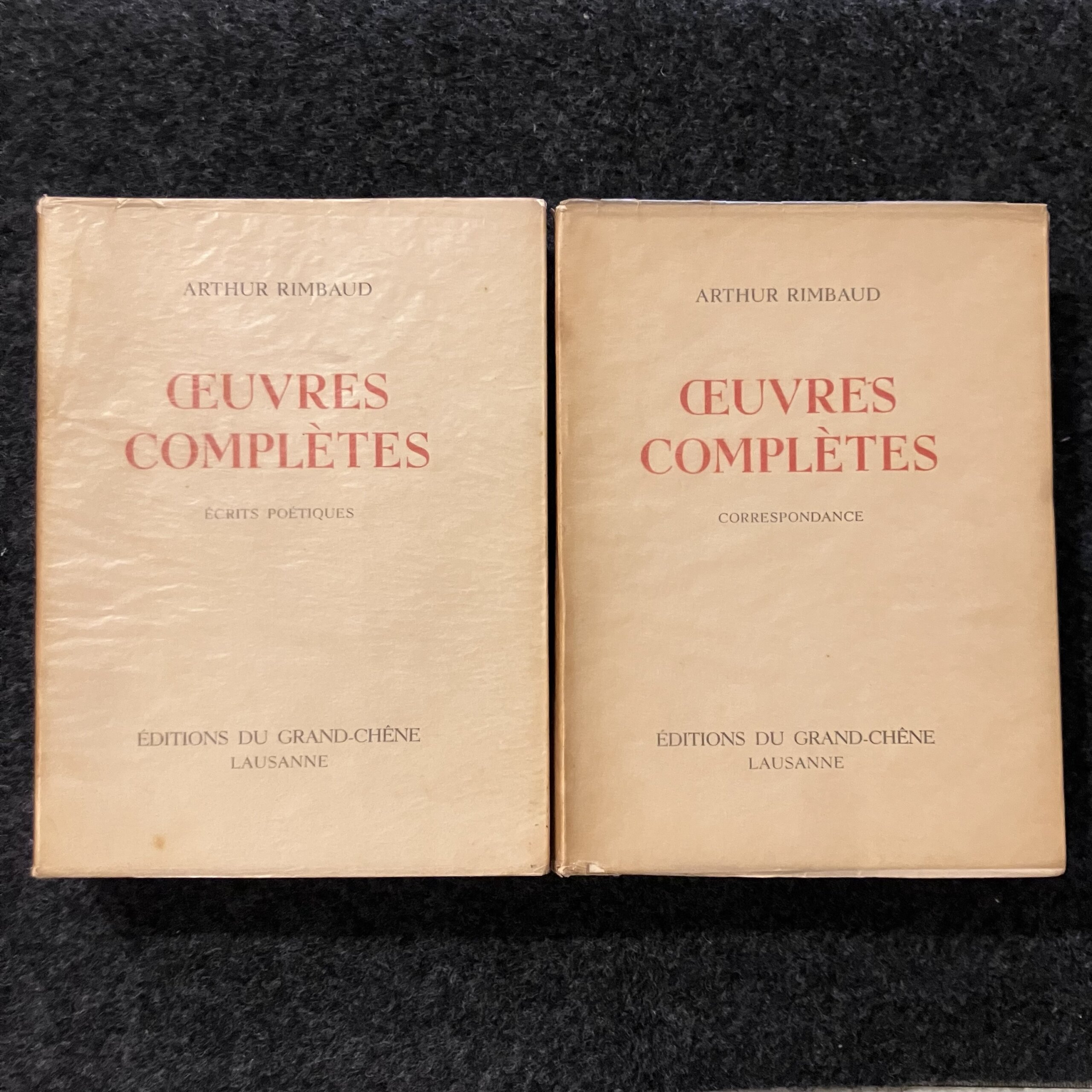 OUVRES COMPLETES ARTHUR RIMBAUD